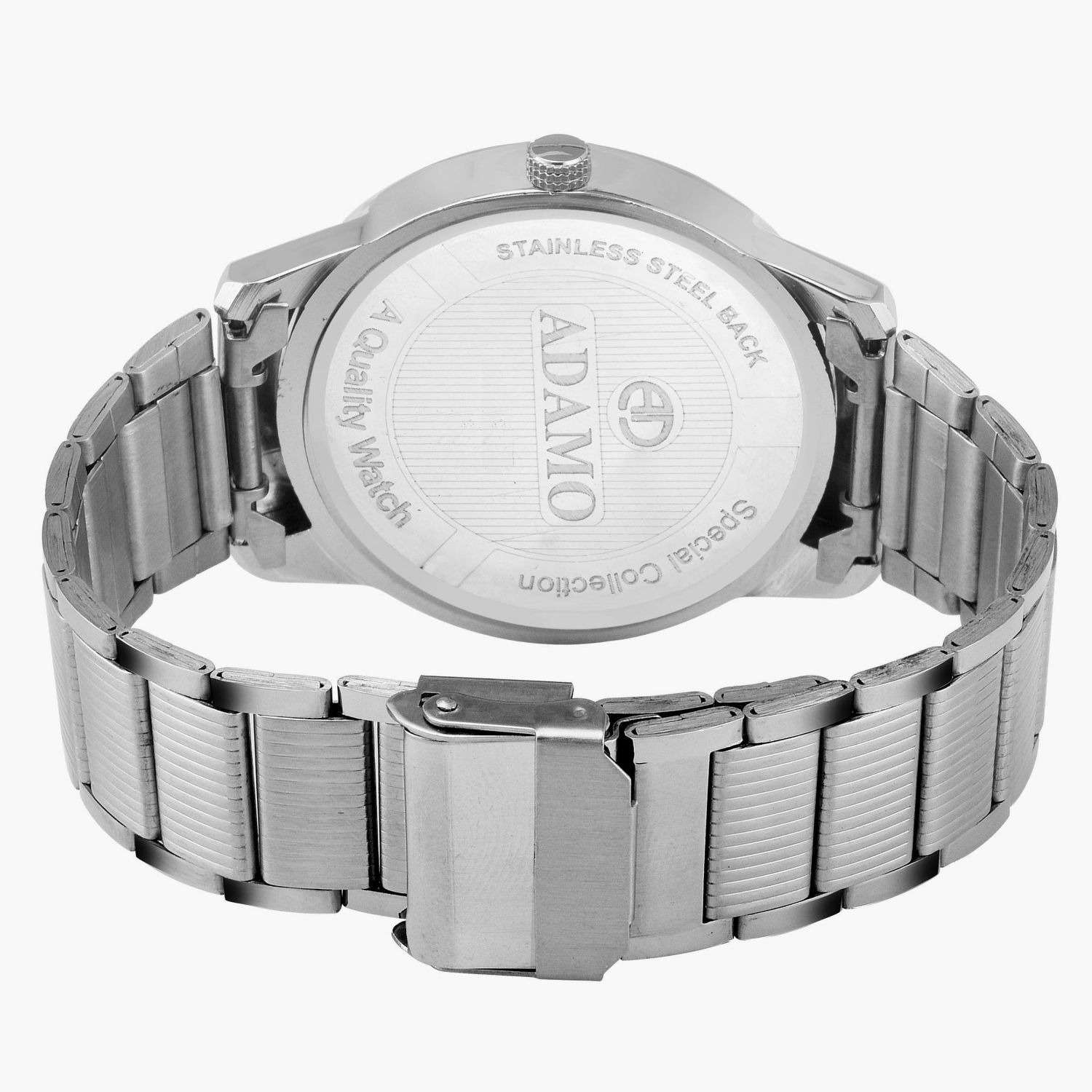 ADAMO Designer White Dial Men’s & Boy’s Watch 856SSM01