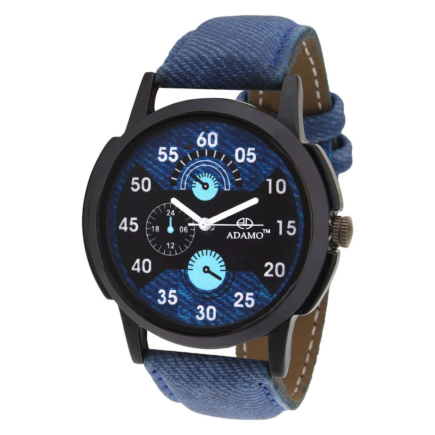 ADAMO Designer Black Dial  Men’s & Boy’s Watch A809SB02
