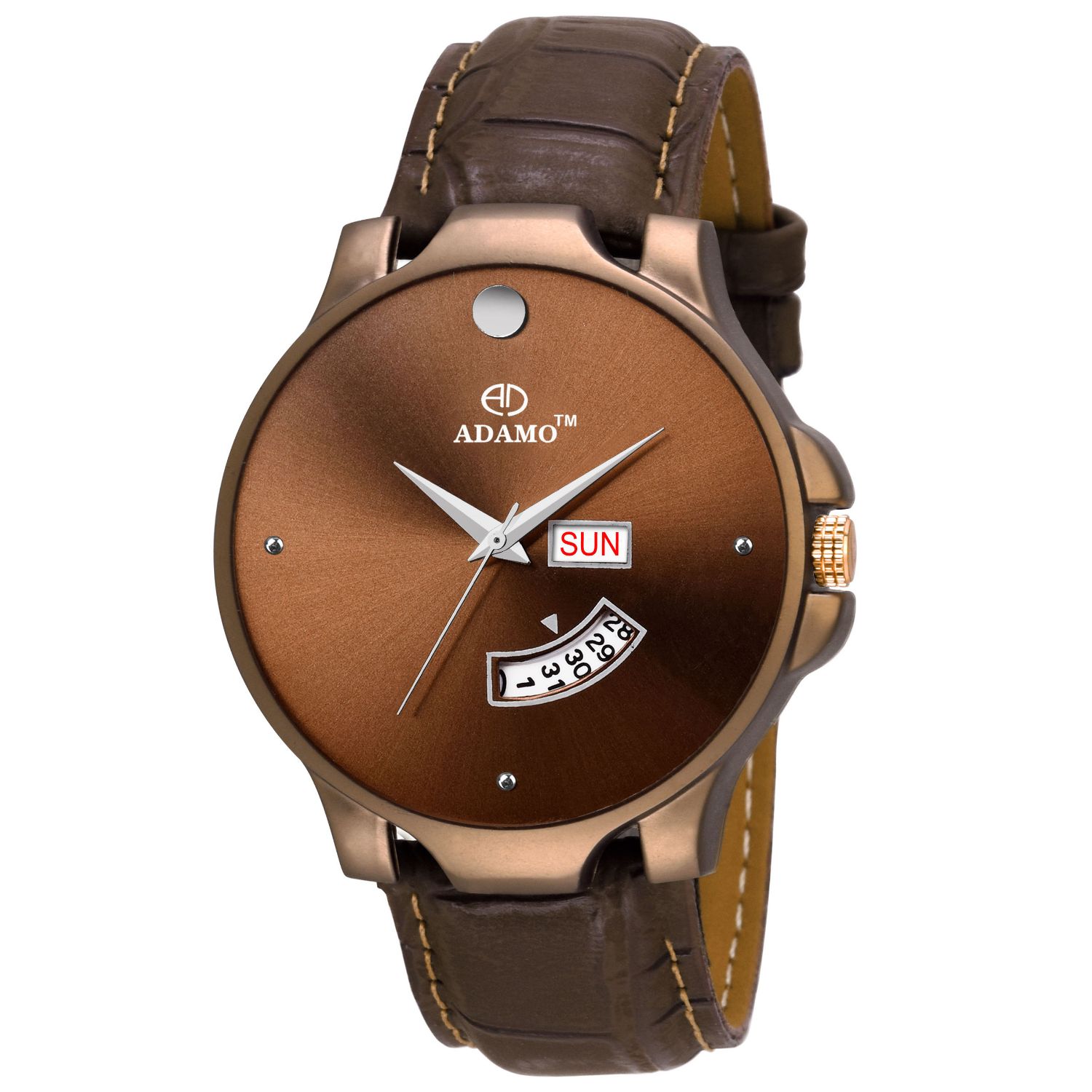 ADAMO Designer Gold Dial  Men’s & Boy’s Watch A824BR04